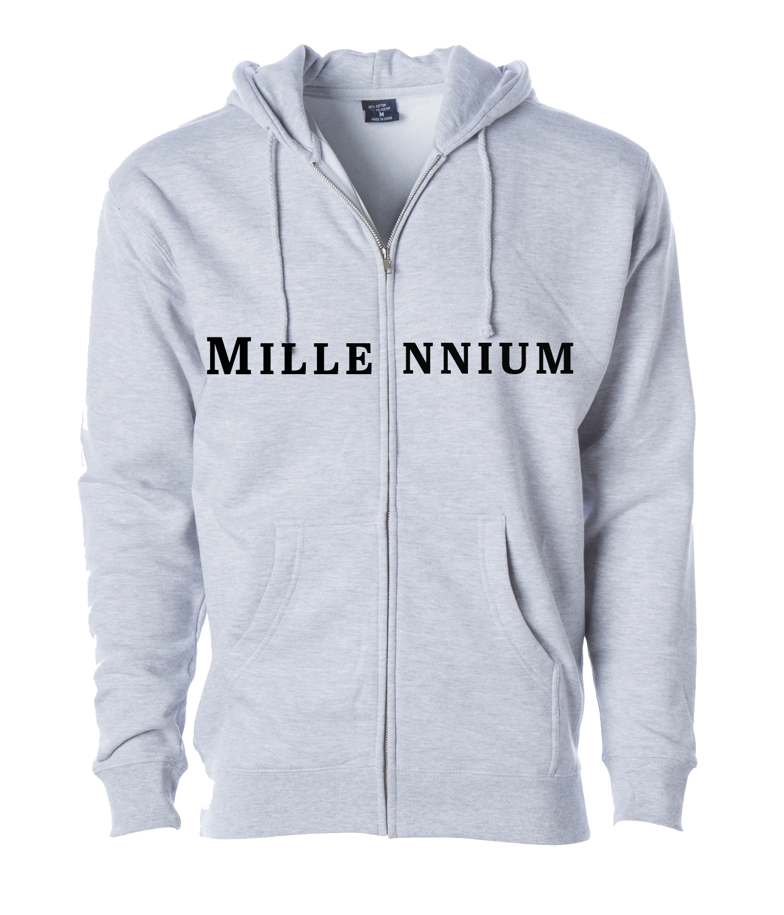 Mille Zip Hoodie Grey - Large (SKU#127)